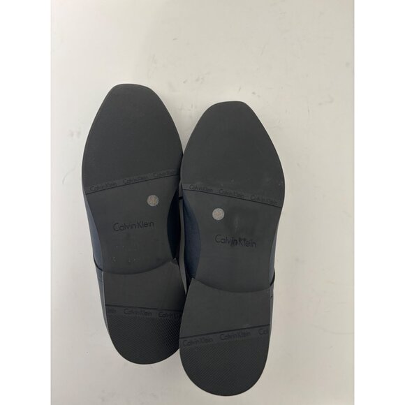Calvin Klein Shoes Men’s 12 Navy Dress Square Toe Oxford NWOT Corpcore Formal